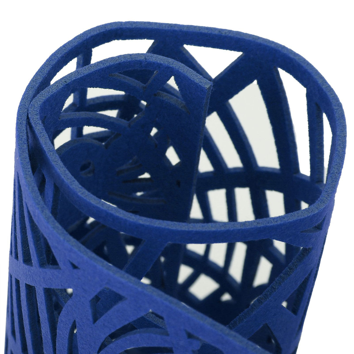 Rectangle Shape Tablecloth Hollow Out Table Runner for Wedding Household DecorationsDark Blue