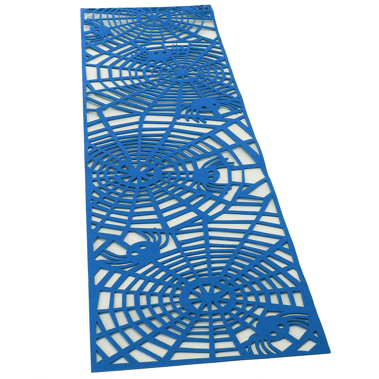 Rectangle Shape Tablecloth Hollow Out Table Runner for Wedding Household DecorationsLight Blue