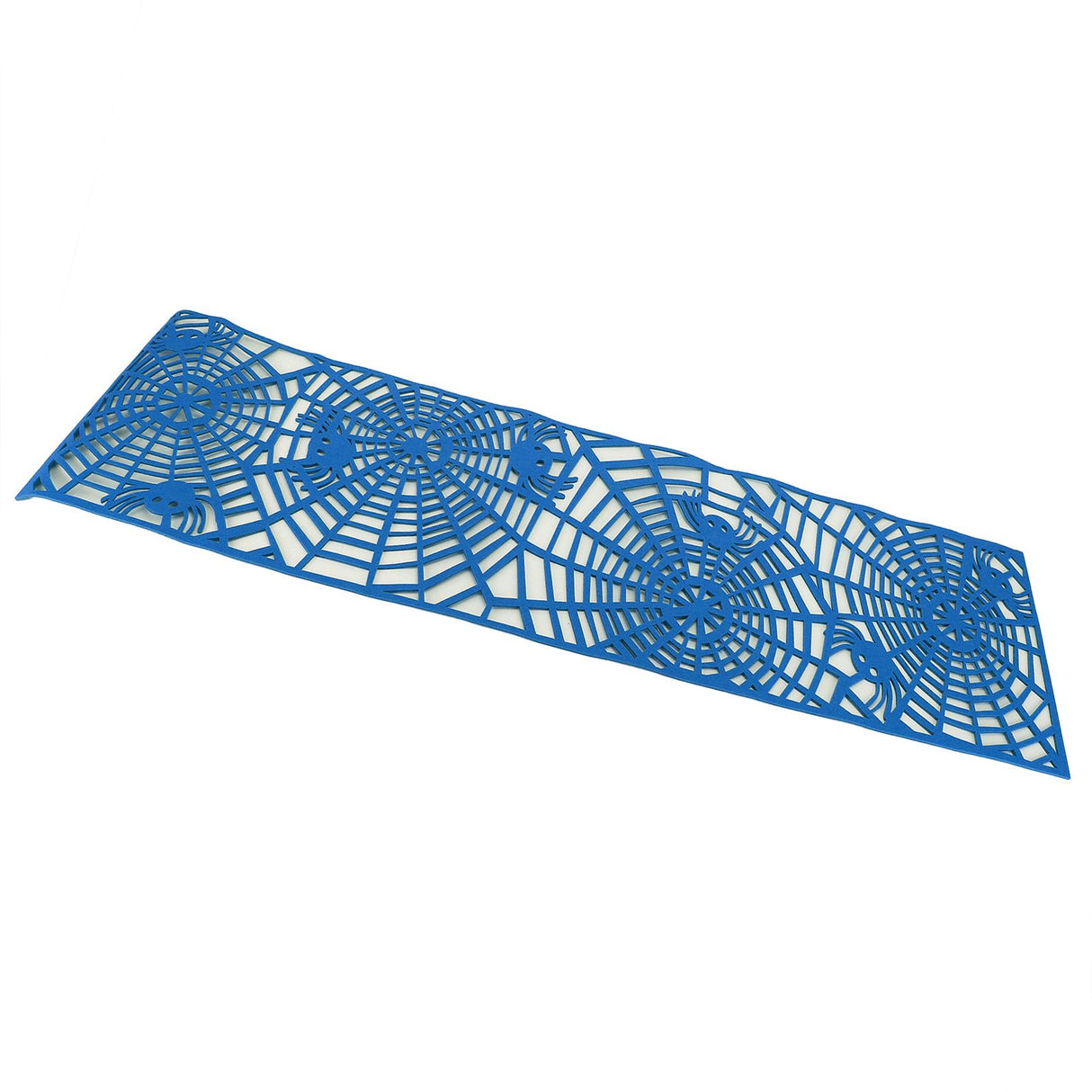 Rectangle Shape Tablecloth Hollow Out Table Runner for Wedding Household DecorationsLight Blue