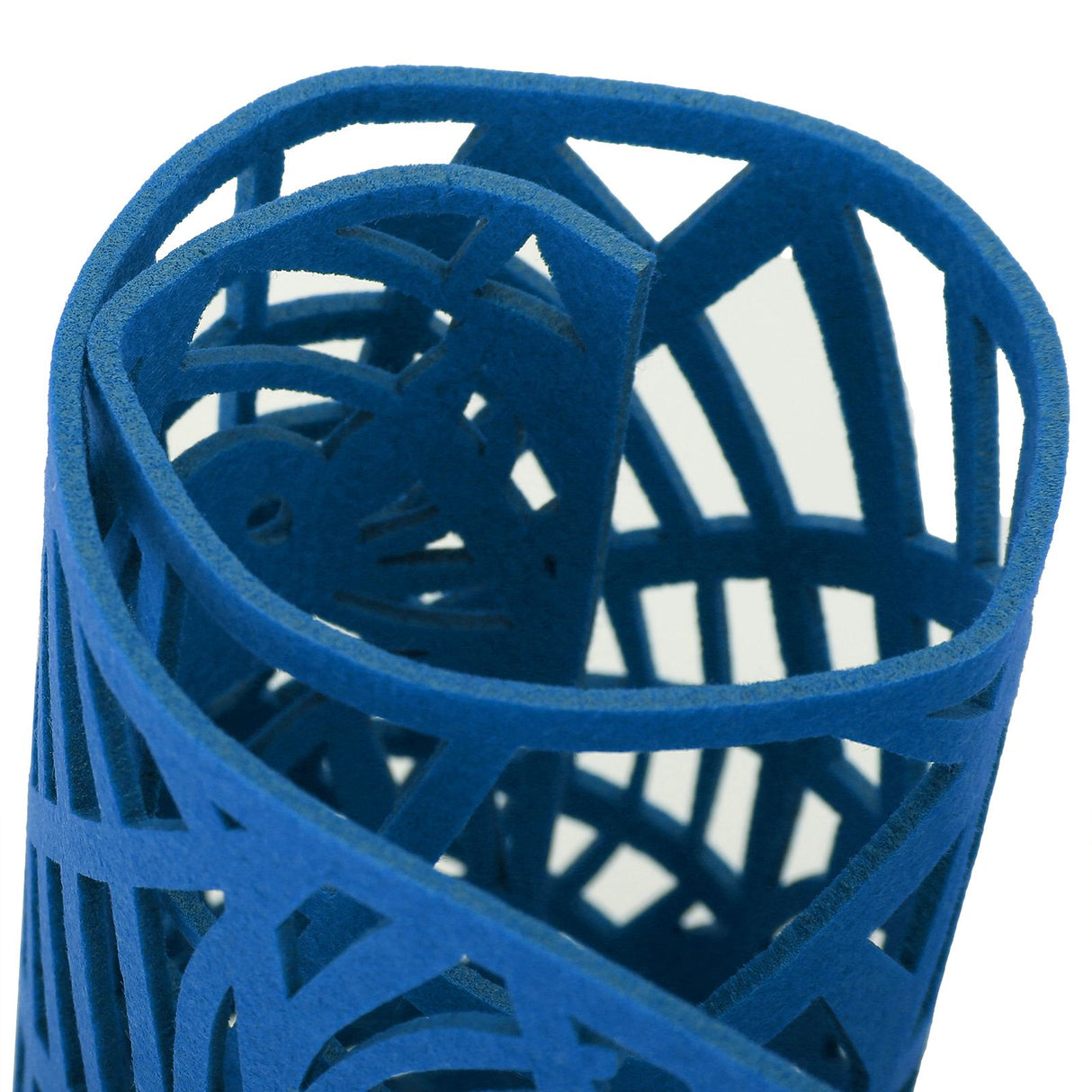 Rectangle Shape Tablecloth Hollow Out Table Runner for Wedding Household DecorationsLight Blue