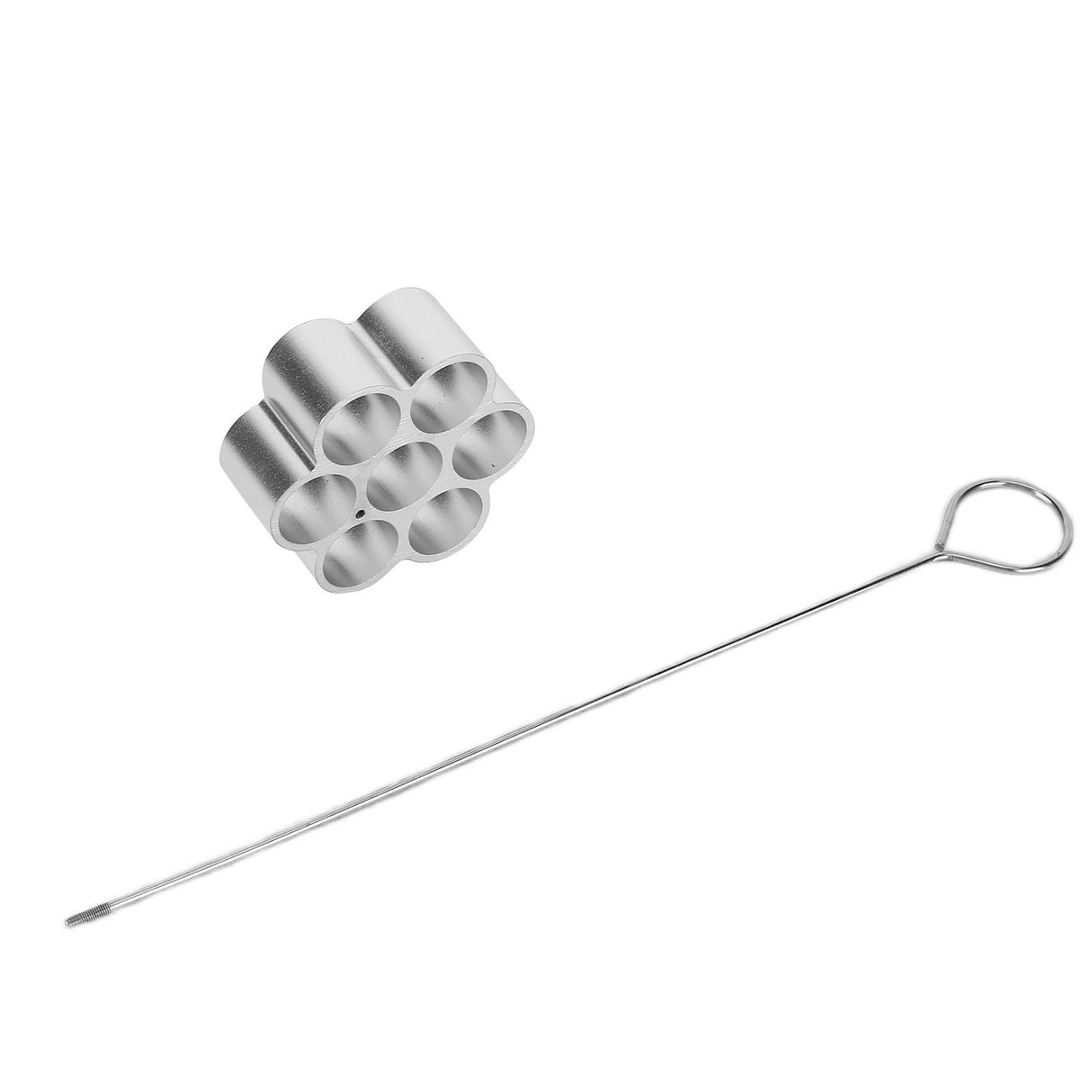 Aluminum Alloy DIY Baking Mold Dessert Beehive Shape Biscuits Donut Mold for Home Cake Shop7‑Hole Large