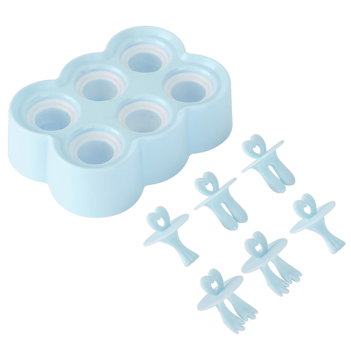 DIY Ice Cream Mold Innovative Household Ice Bar Mold for Home Summer Kitchen RestaurantBlue