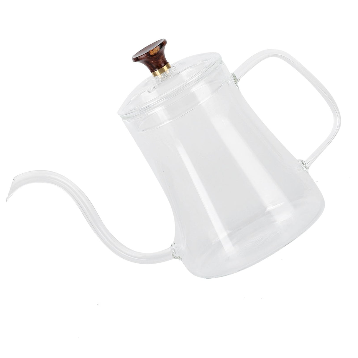 Glass Coffee Pot Swan Neck Thin Mouth Kettle HandMade Coffee Maker Pour Over Kettle(600 ml )