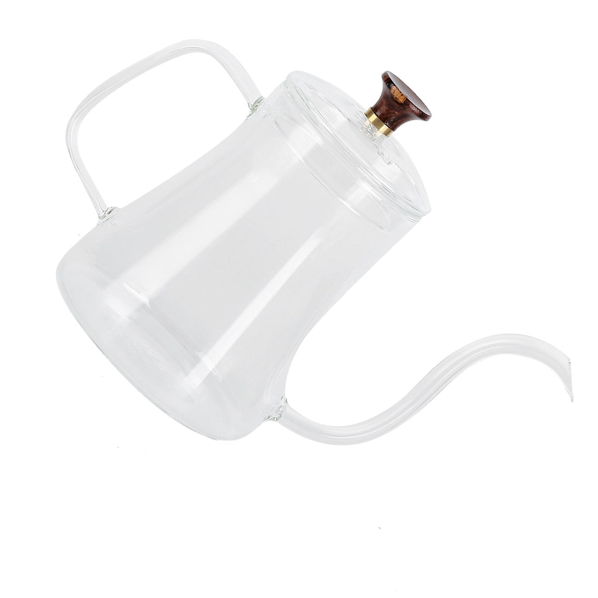 Glass Coffee Pot Swan Neck Thin Mouth Kettle HandMade Coffee Maker Pour Over Kettle(600 ml )