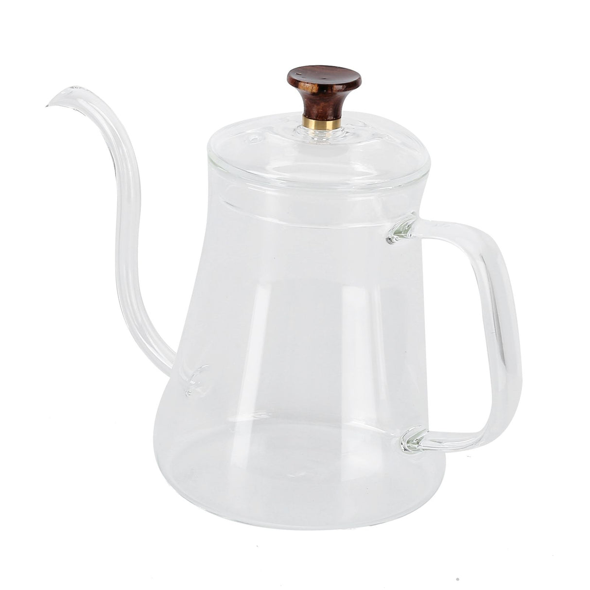Glass Coffee Pot Swan Neck Thin Mouth Kettle HandMade Coffee Maker Pour Over Kettle(600 ml )