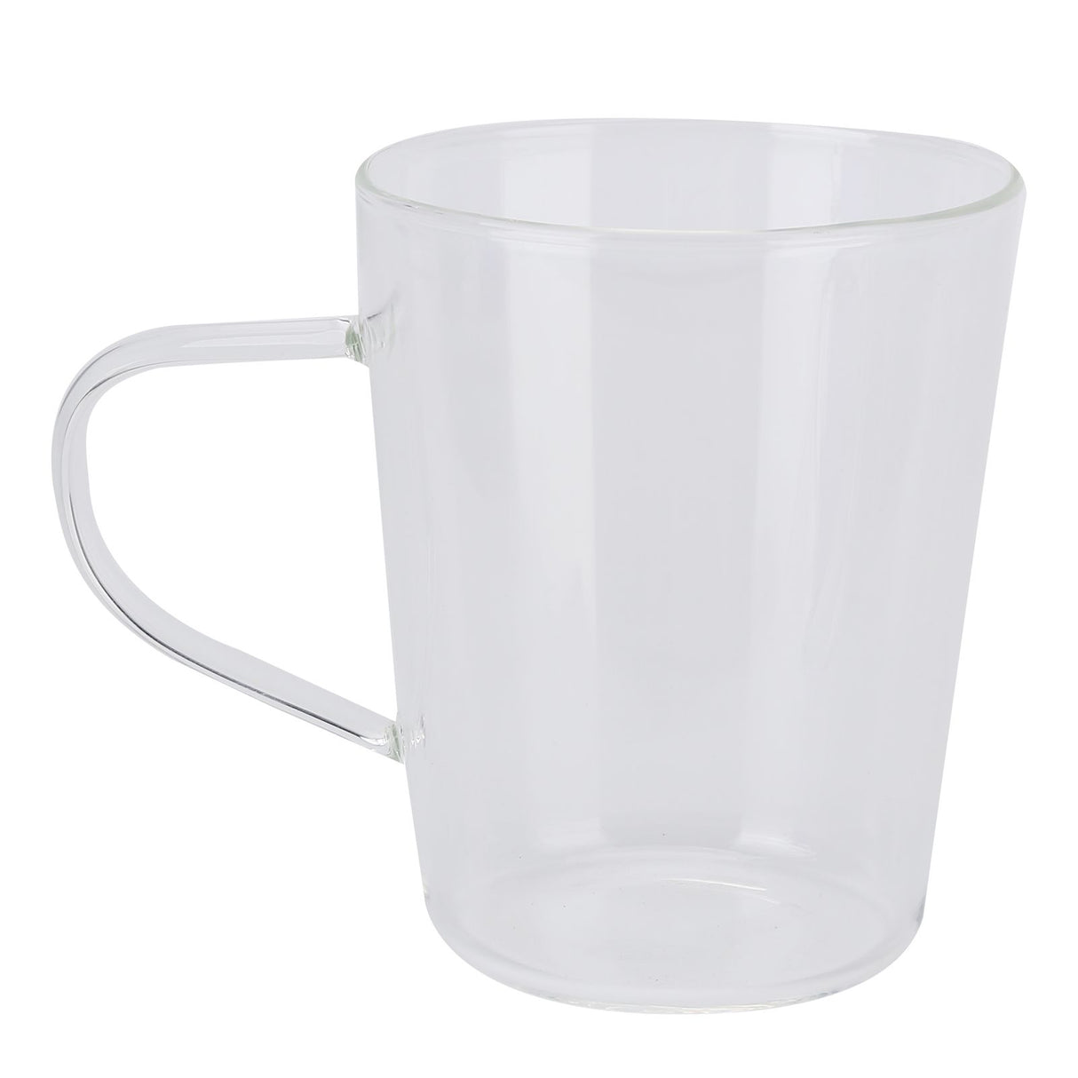380ml Milk Cup High Borosilicate Glass Thermal Easy to Clean Glass Mug for Kitchens Hotels Coffee ShopsTransparent