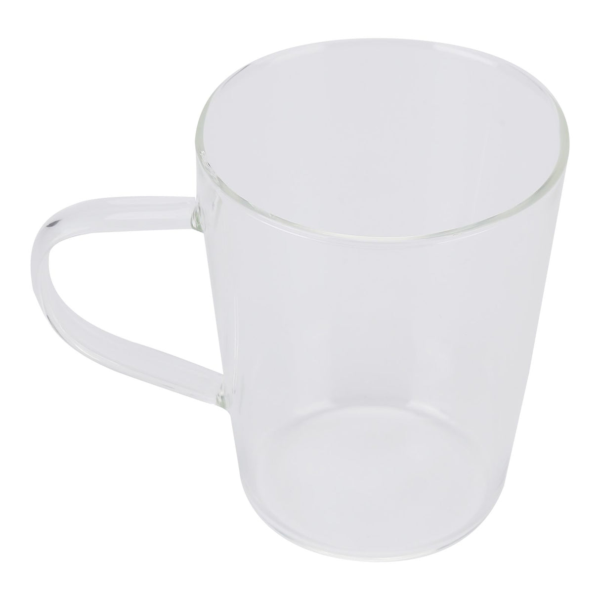 380ml Milk Cup High Borosilicate Glass Thermal Easy to Clean Glass Mug for Kitchens Hotels Coffee ShopsTransparent