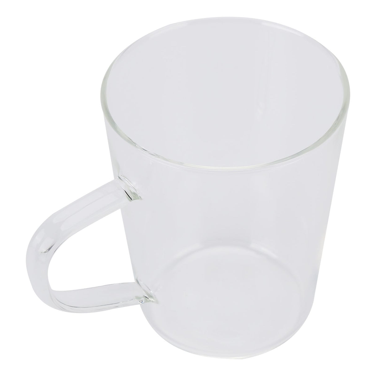 380ml Milk Cup High Borosilicate Glass Thermal Easy to Clean Glass Mug for Kitchens Hotels Coffee ShopsTransparent
