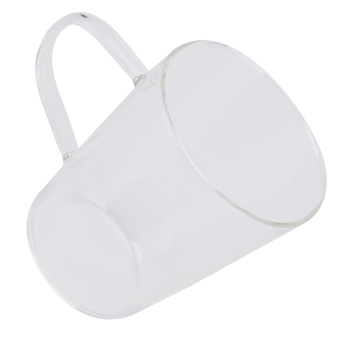 380ml Milk Cup High Borosilicate Glass Thermal Easy to Clean Glass Mug for Kitchens Hotels Coffee ShopsTransparent