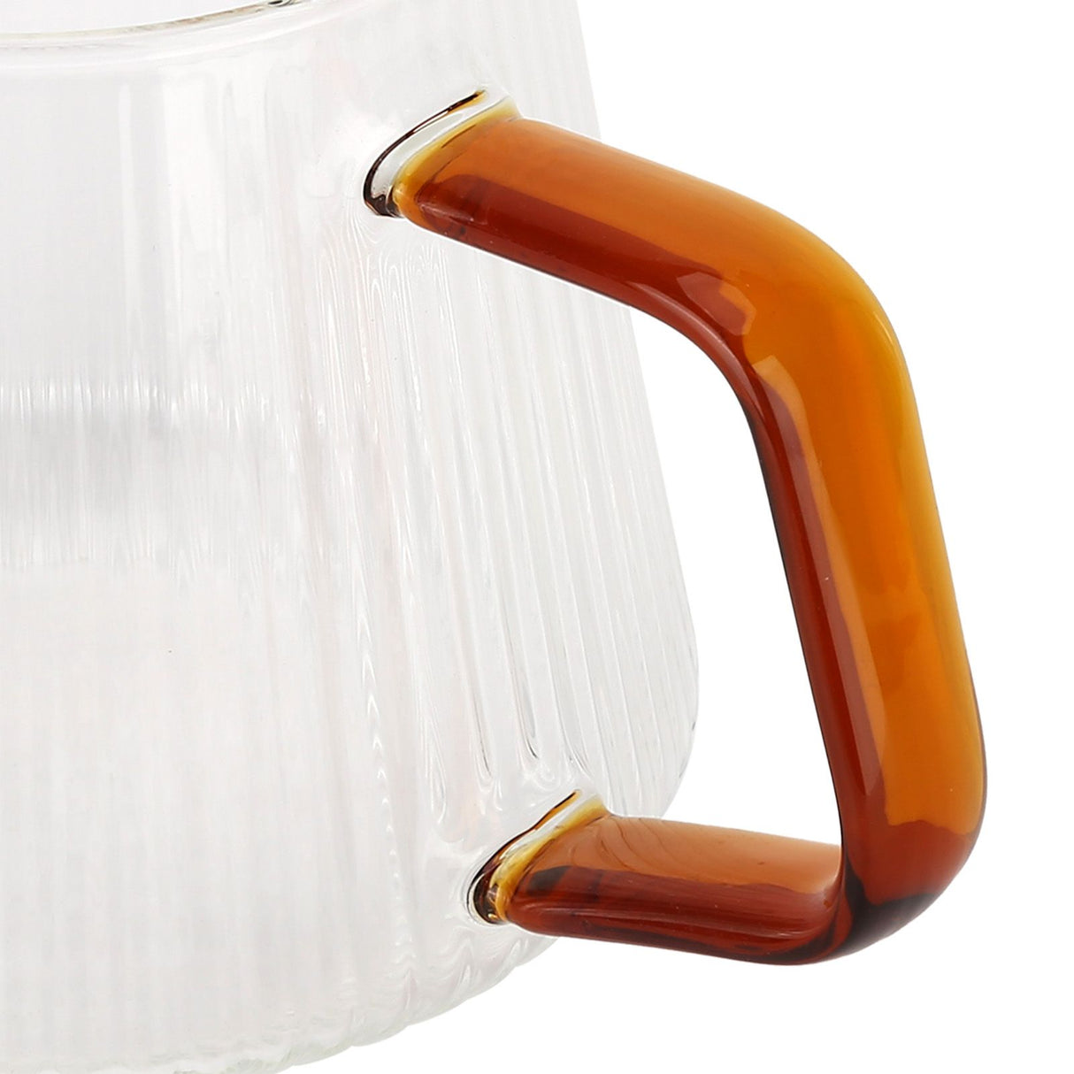 Coffee Cup High Borosilicate Transparent Thickened Tea Cup with Handle for Home Coffee Shop350ml