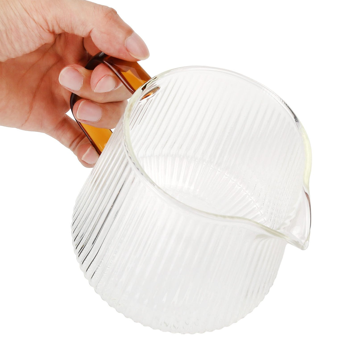 Coffee Cup High Borosilicate Transparent Thickened Tea Cup with Handle for Home Coffee Shop500ml