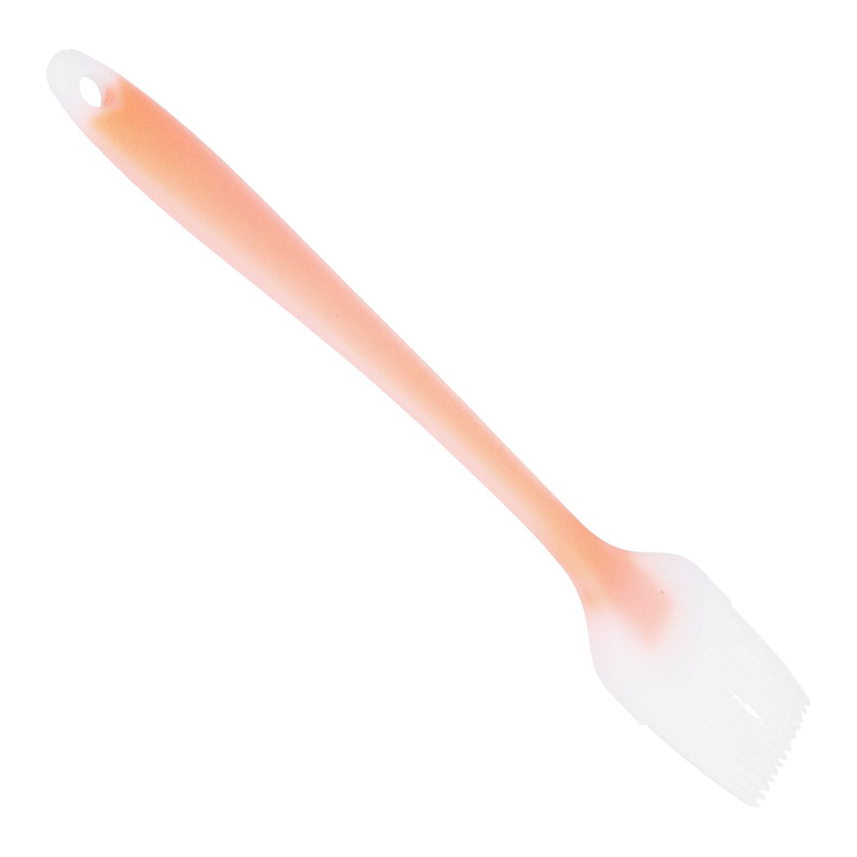Oil Brush Heat Resistant Small Silicone Translucent Barbecue Cooking Seasoning BrushTransparent Orange