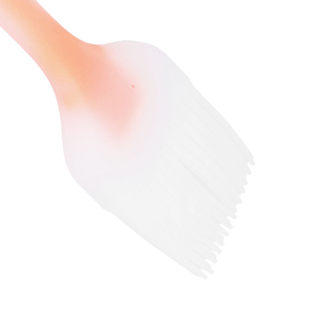 Oil Brush Heat Resistant Small Silicone Translucent Barbecue Cooking Seasoning BrushTransparent Orange