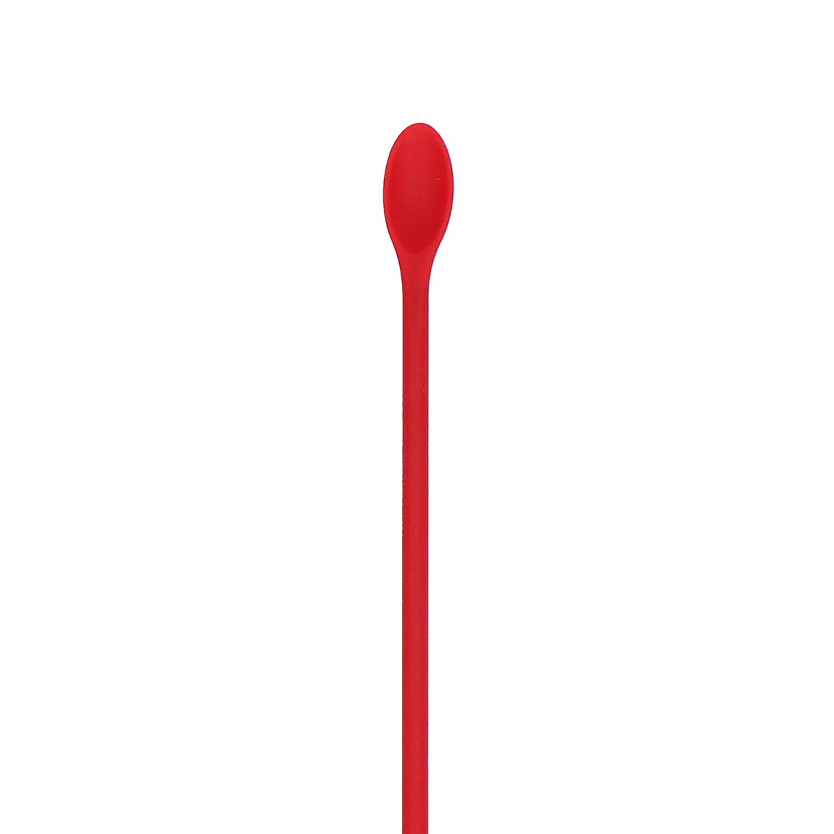 Small Spatula and Long Silicone Double Headed Mini Jam Cake Cream Makeup Bottle Spatula3pcs Red