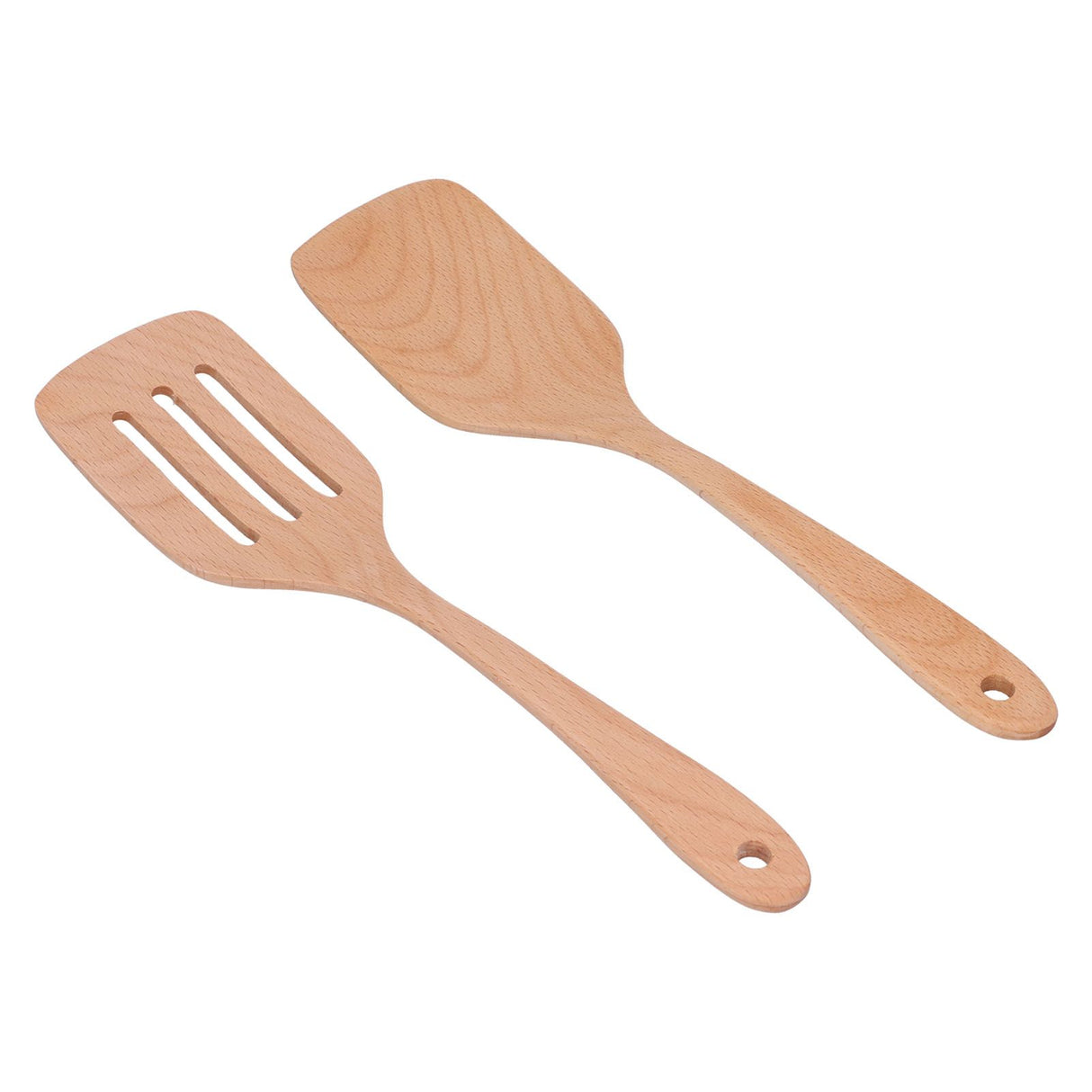 2Pcs Kitchen Turner Spatula Set Wooden Environmentally Friendly High Temperature Resistant Non Stick Kitchen Utensils