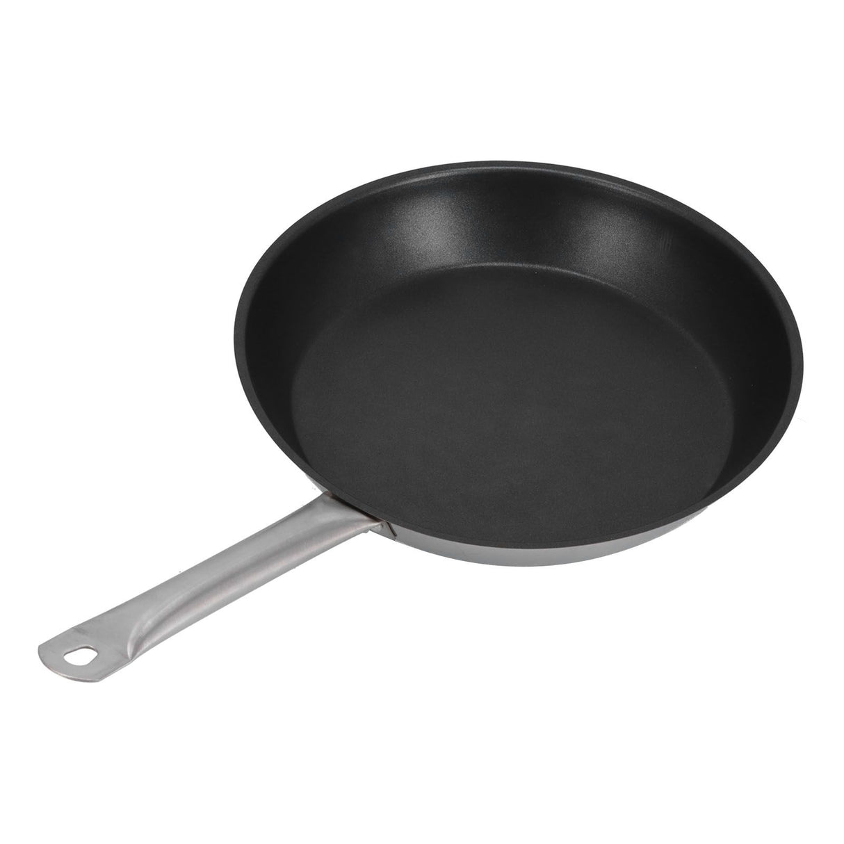 Stainless Steel Frying Pan Non‑Stick Stir‑Fry Pan Omelet Pancake Maker with Single Handle300x50mm