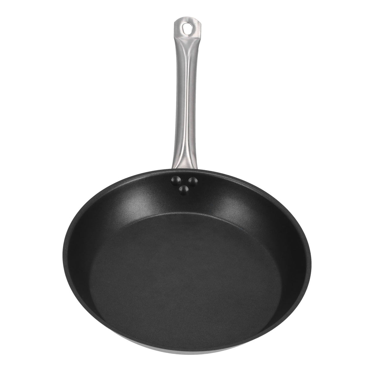 Stainless Steel Frying Pan Non‑Stick Stir‑Fry Pan Omelet Pancake Maker with Single Handle300x50mm