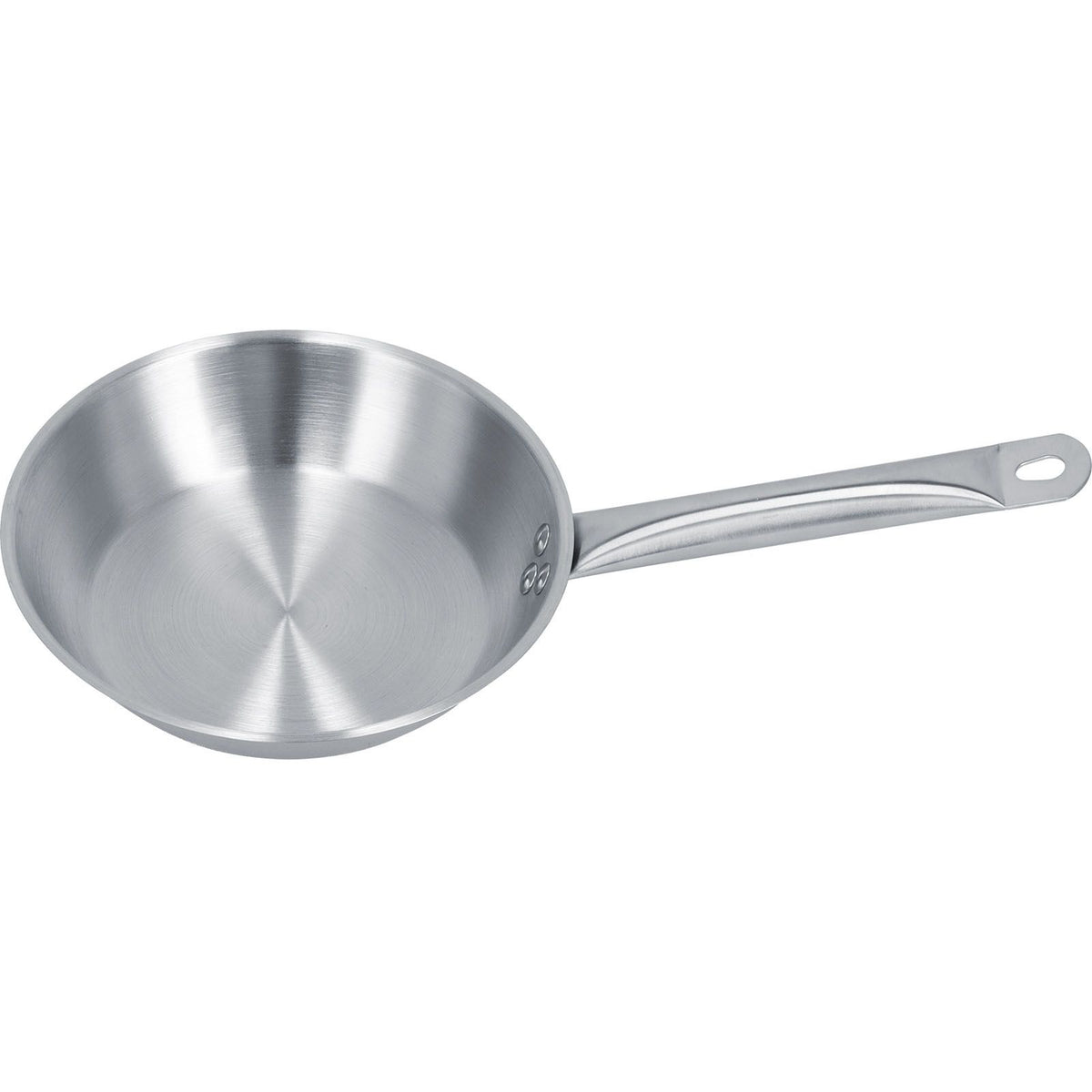 Stainless Steel Frying Pan Single Handle Fried Pan Cookware for Home induction Cooker8.7x2.0in