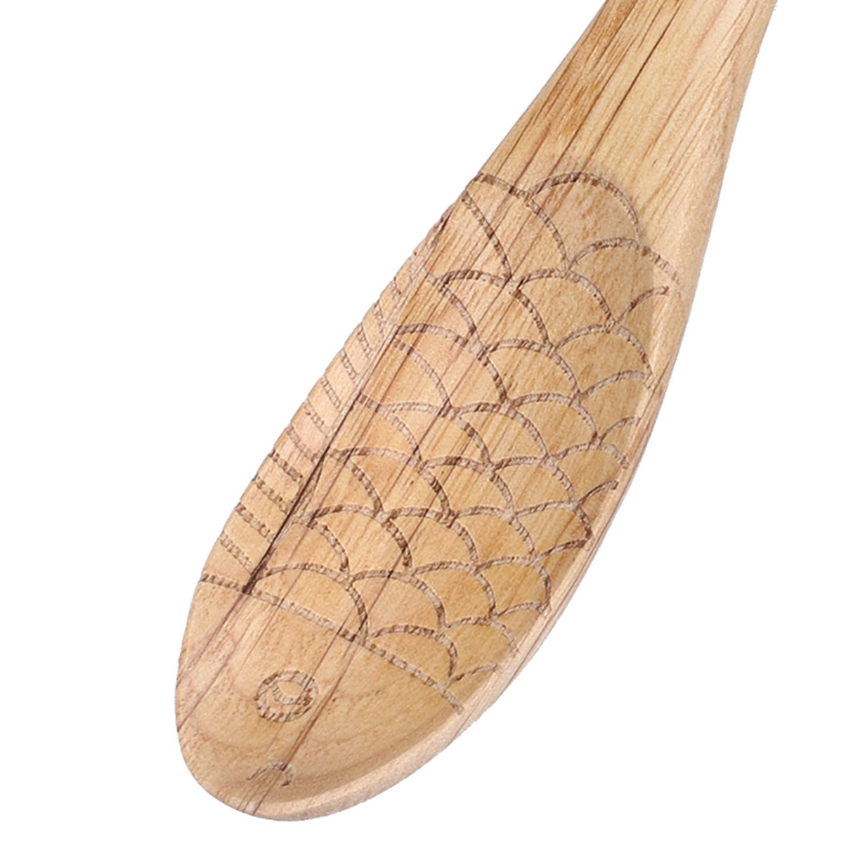 5Pcs Fish‑shaped Carved Rice Spoon Soup Spoon It Means More Than Every Year, Spoon Tableware