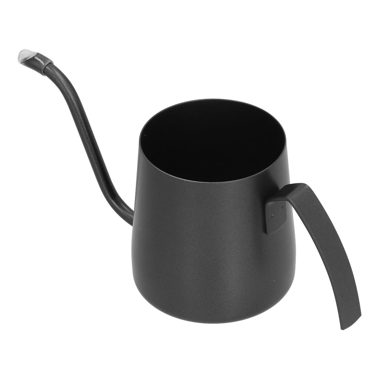 Coffee Pot Stainless Steel Long Narrow Spout Gooseneck Uncoated Tea Pot for Home Black250ml