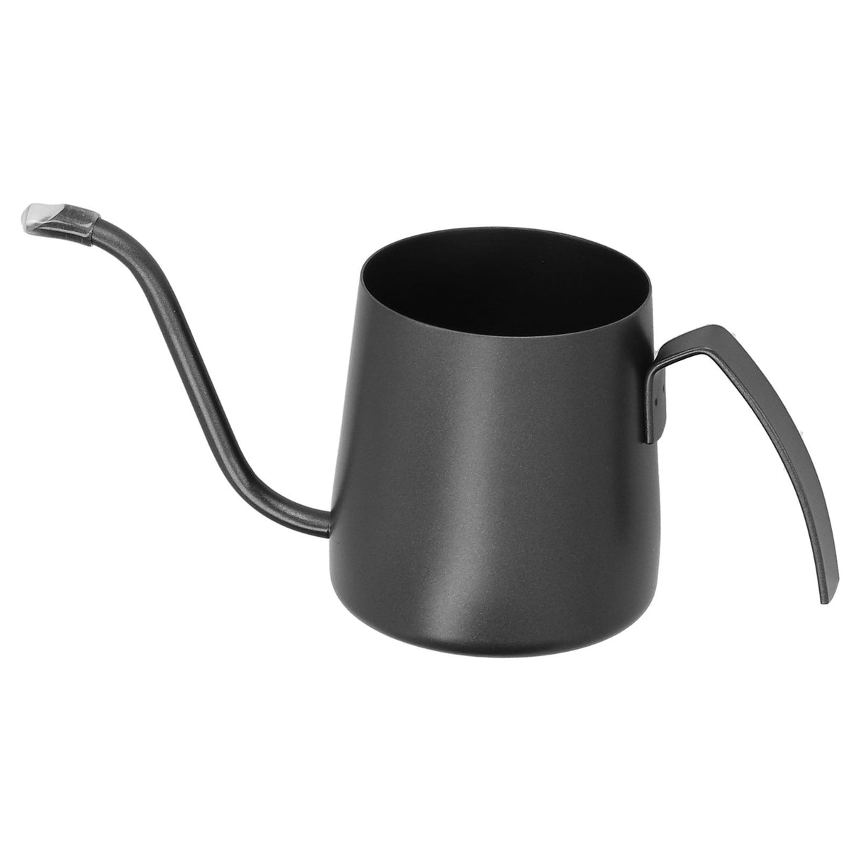 Coffee Pot Stainless Steel Long Narrow Spout Gooseneck Uncoated Tea Pot for Home Black250ml