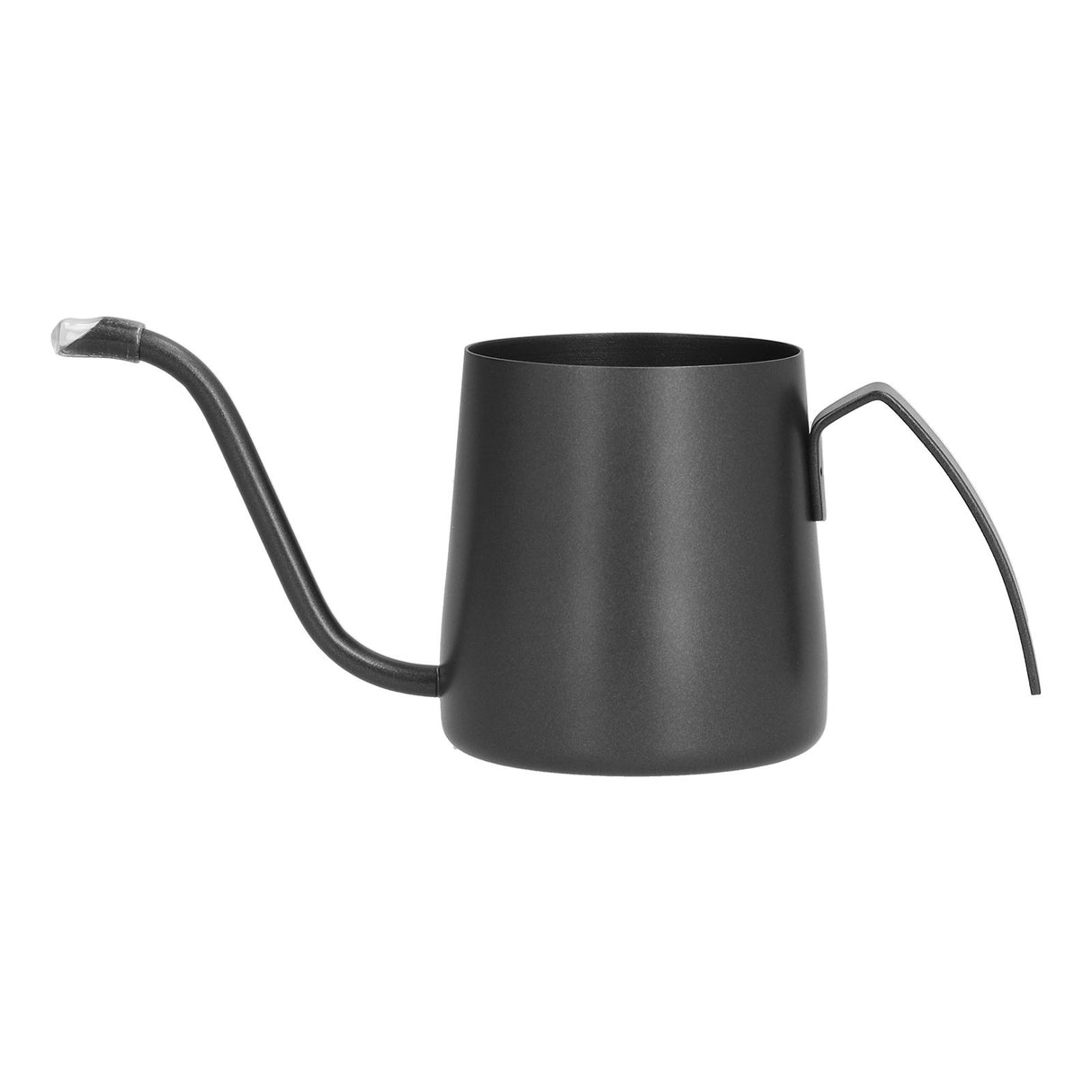 Coffee Pot Stainless Steel Long Narrow Spout Gooseneck Uncoated Tea Pot for Home Black250ml
