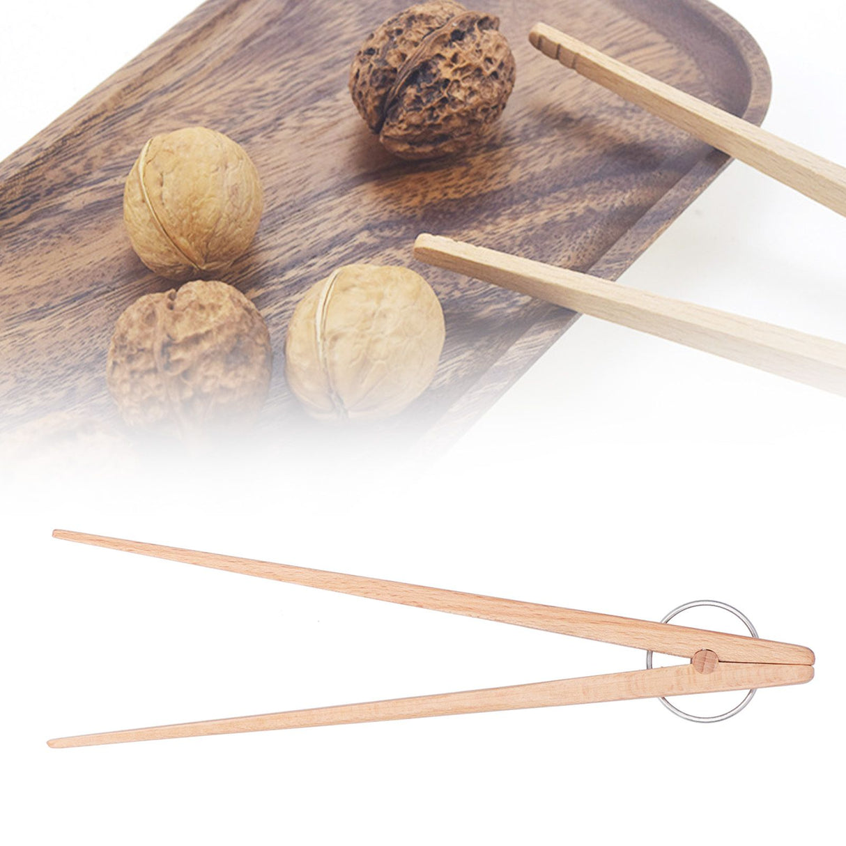 Bread Tongs Kitchen Wooden Baking Food Salad Fruits Tongs Cooking Tool Kitchen Gadget