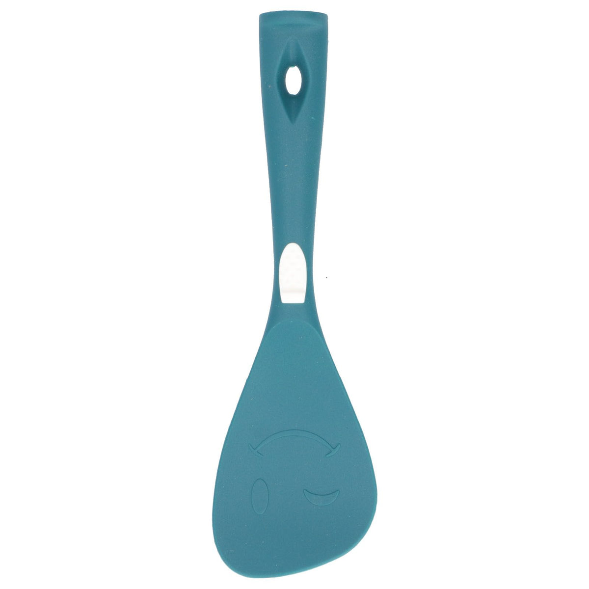 Silicone Cooking Utensils Silicone Stainless Steel Heat Insulation Anti Scalding Comfortable Grip Cooking UtensilsRice Scoop