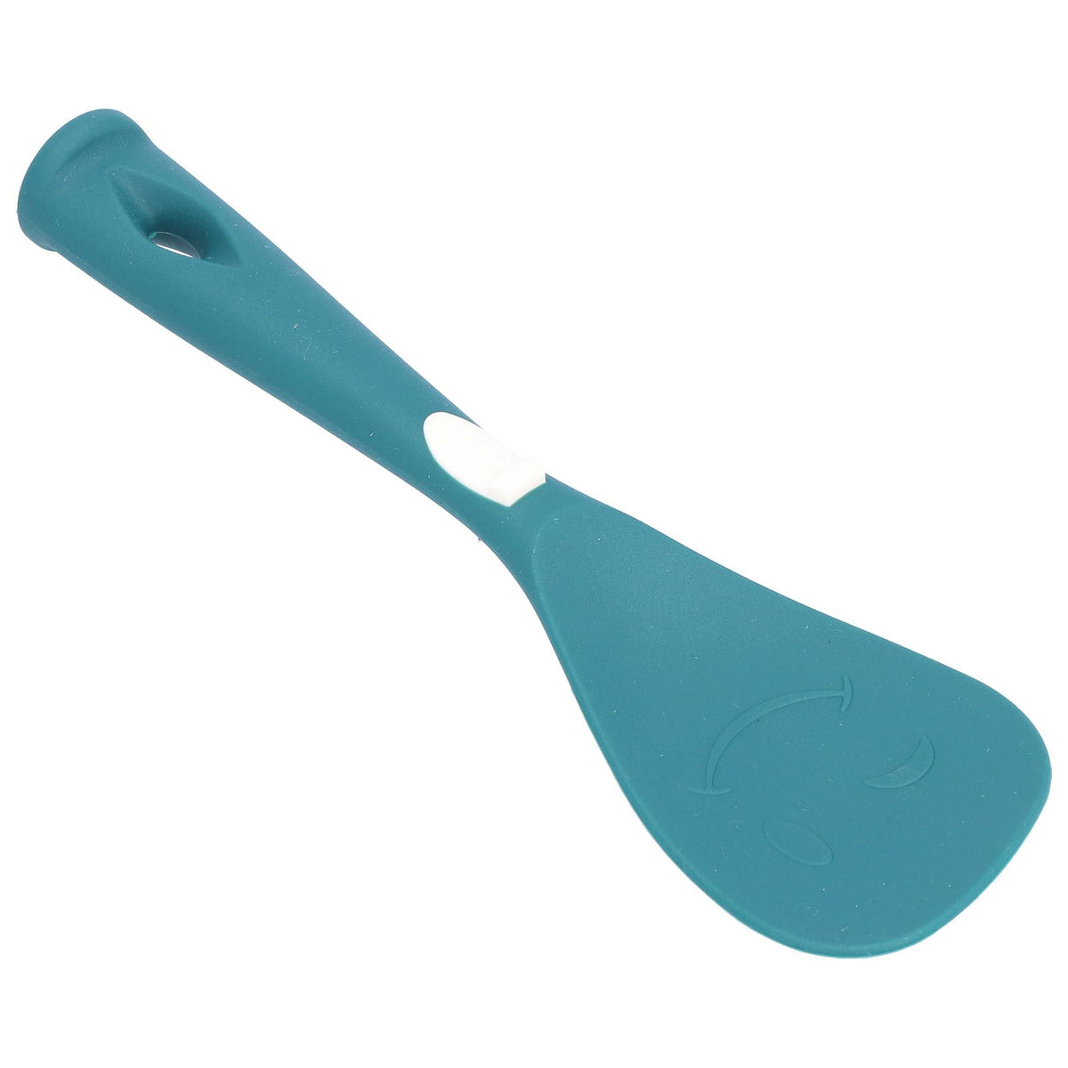 Silicone Cooking Utensils Silicone Stainless Steel Heat Insulation Anti Scalding Comfortable Grip Cooking UtensilsRice Scoop