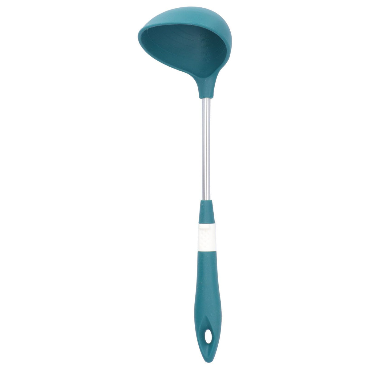 Silicone Cooking Utensils Silicone Stainless Steel Heat Insulation Anti Scalding Comfortable Grip Cooking UtensilsSpoon
