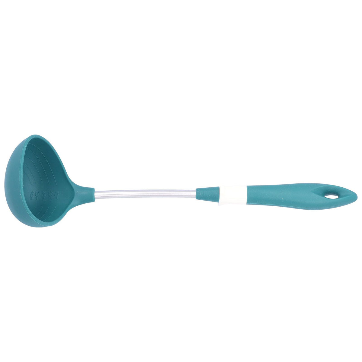 Silicone Cooking Utensils Silicone Stainless Steel Heat Insulation Anti Scalding Comfortable Grip Cooking UtensilsSpoon