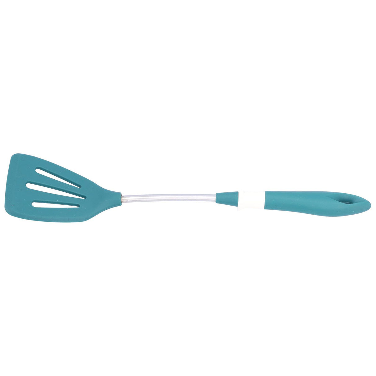 Silicone Cooking Utensils Silicone Stainless Steel Heat Insulation Anti Scalding Comfortable Grip Cooking UtensilsHollow Shovel