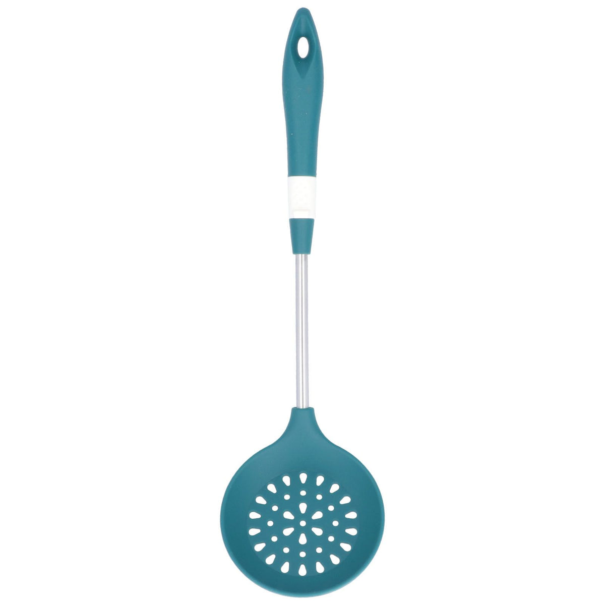 Silicone Cooking Utensils Silicone Stainless Steel Heat Insulation Anti Scalding Comfortable Grip Cooking UtensilsColander