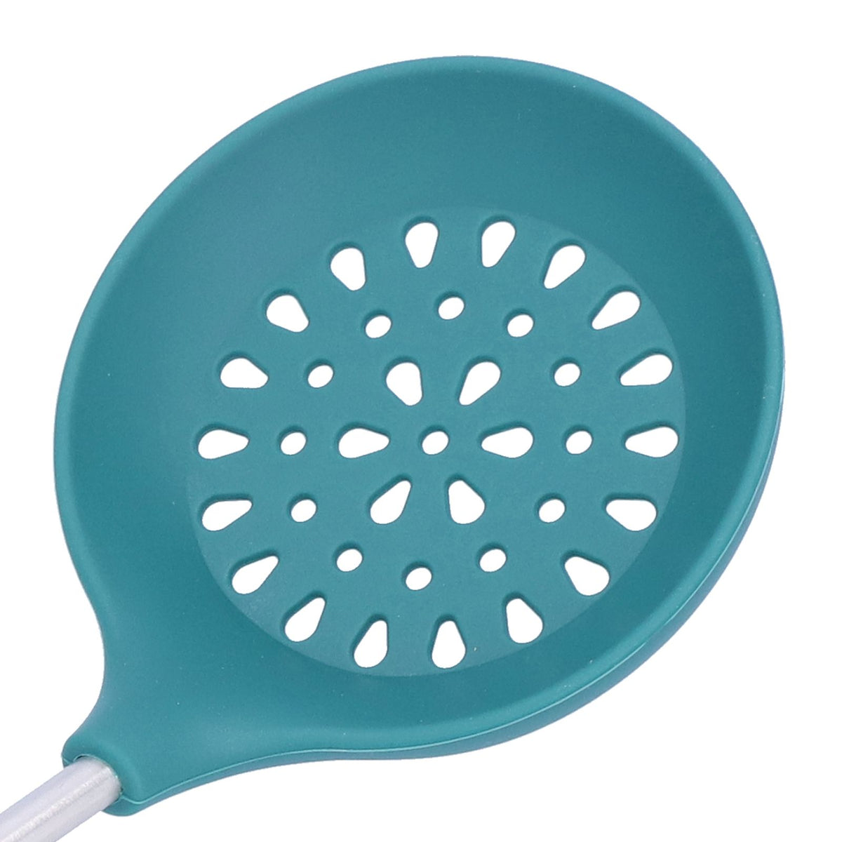 Silicone Cooking Utensils Silicone Stainless Steel Heat Insulation Anti Scalding Comfortable Grip Cooking UtensilsColander