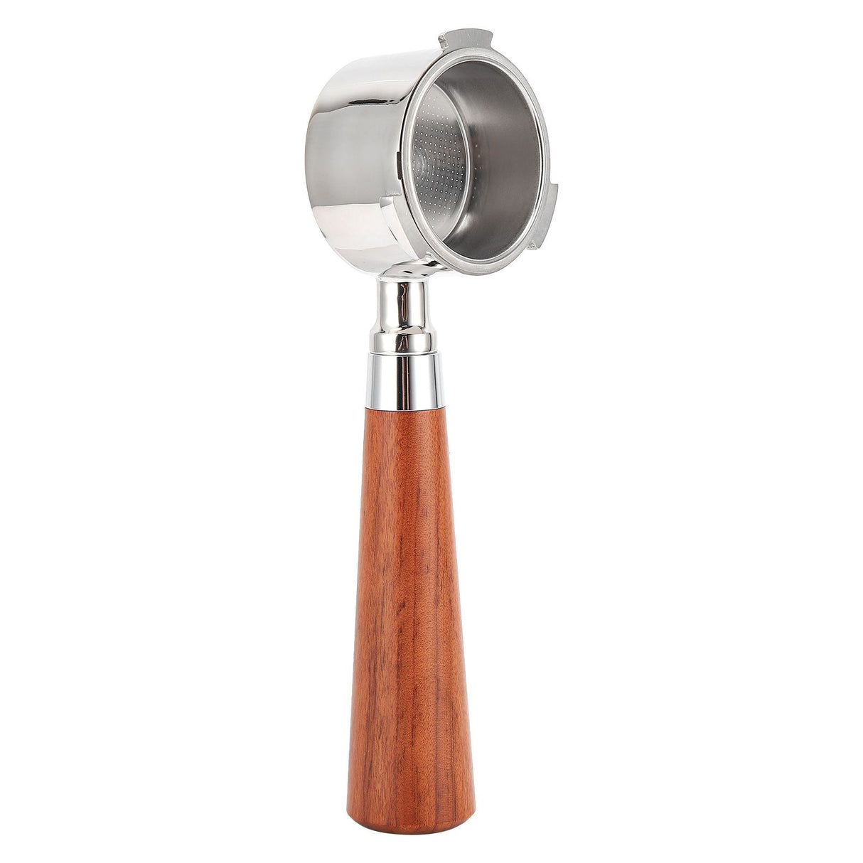 Coffee Bottomless Portafilter Stainless Steel Filter Holder Basket Replacement Tool Coffee Machine Accessory51mm Rosewood