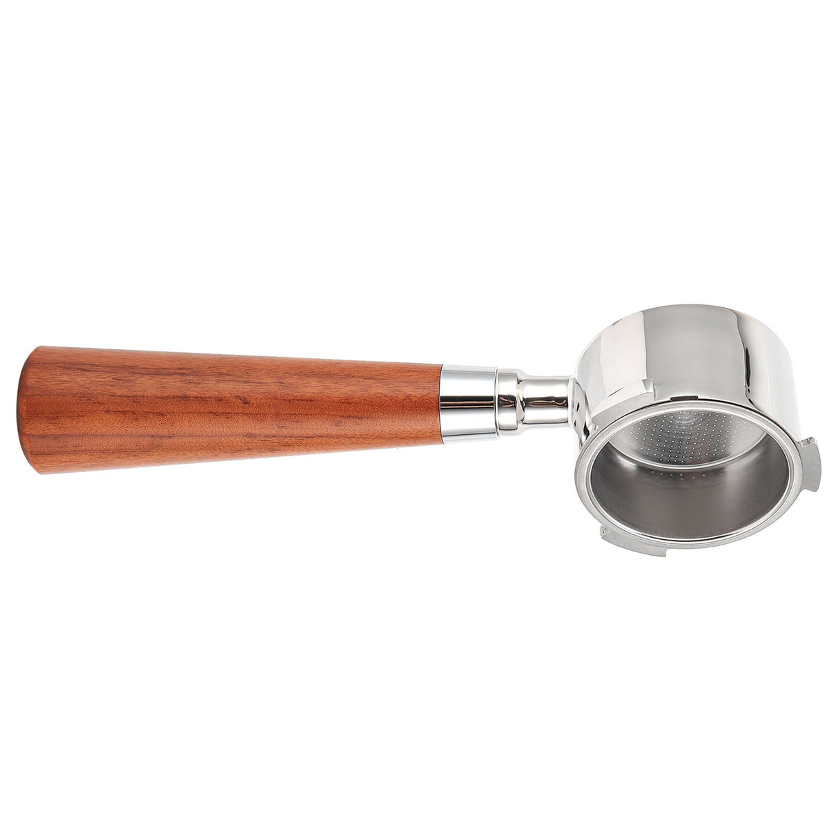 Coffee Bottomless Portafilter Stainless Steel Filter Holder Basket Replacement Tool Coffee Machine Accessory51mm Rosewood