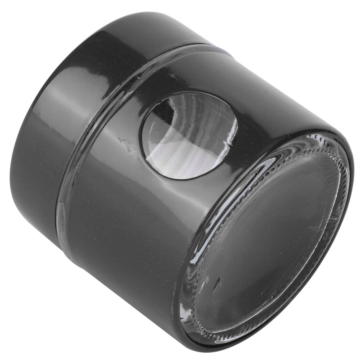 Coffee Bean Container Iron Glass Mini Sealed Jar Kitchen Storage Tank for Beans TeaBlack