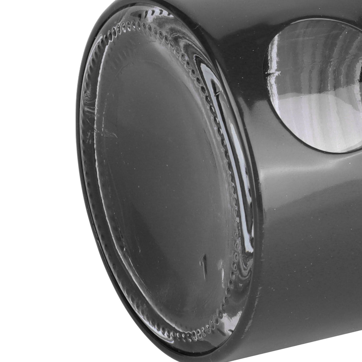 Coffee Bean Container Iron Glass Mini Sealed Jar Kitchen Storage Tank for Beans TeaBlack