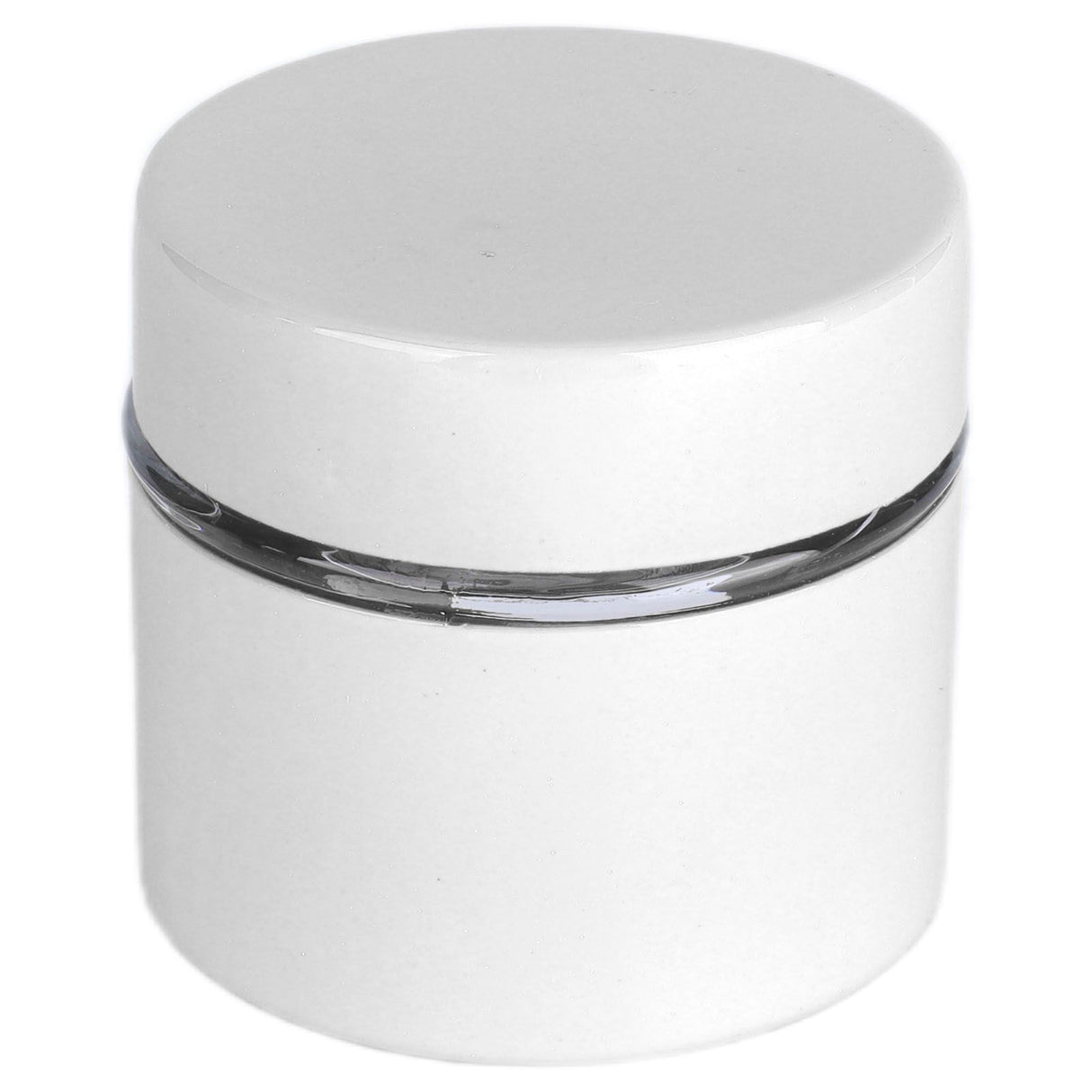 Coffee Bean Container Iron Glass Mini Sealed Jar Kitchen Storage Tank for Beans TeaWhite