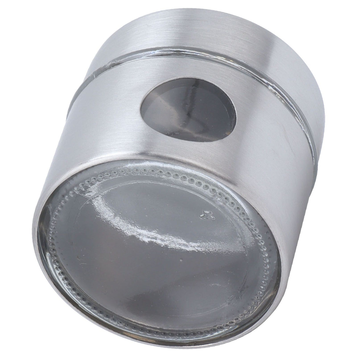 Coffee Bean Container Iron Glass Mini Sealed Jar Kitchen Storage Tank for Beans TeaSilver