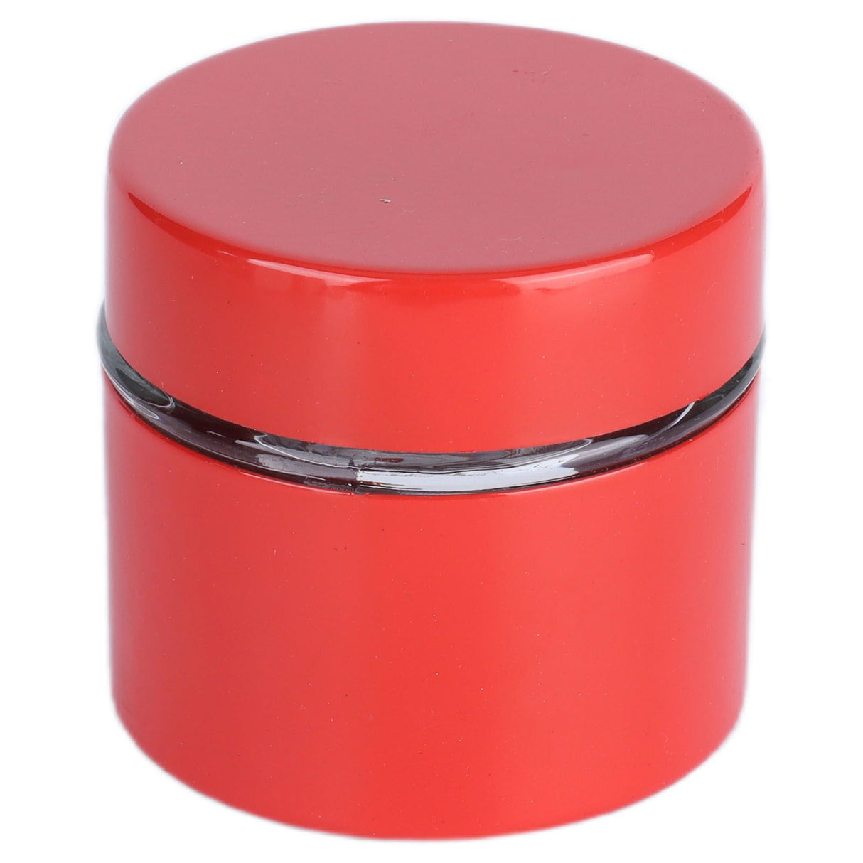 Coffee Bean Container Iron Glass Mini Sealed Jar Kitchen Storage Tank for Beans TeaRed