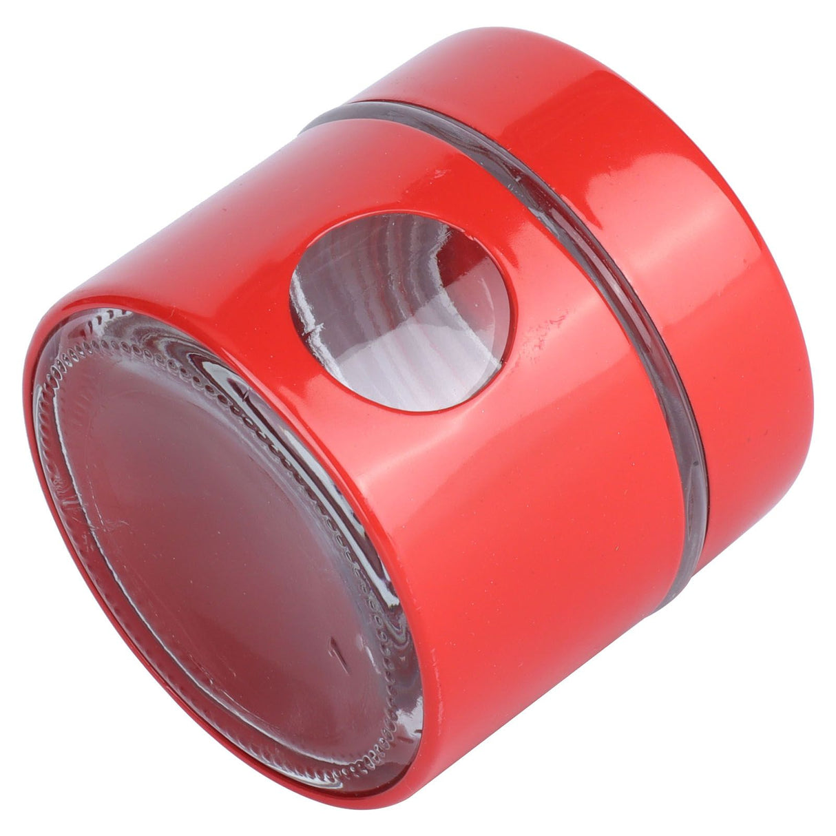Coffee Bean Container Iron Glass Mini Sealed Jar Kitchen Storage Tank for Beans TeaRed