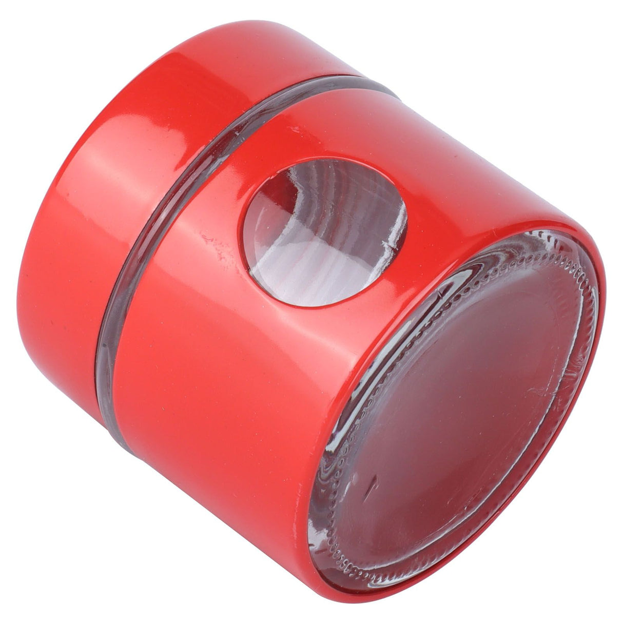 Coffee Bean Container Iron Glass Mini Sealed Jar Kitchen Storage Tank for Beans TeaRed