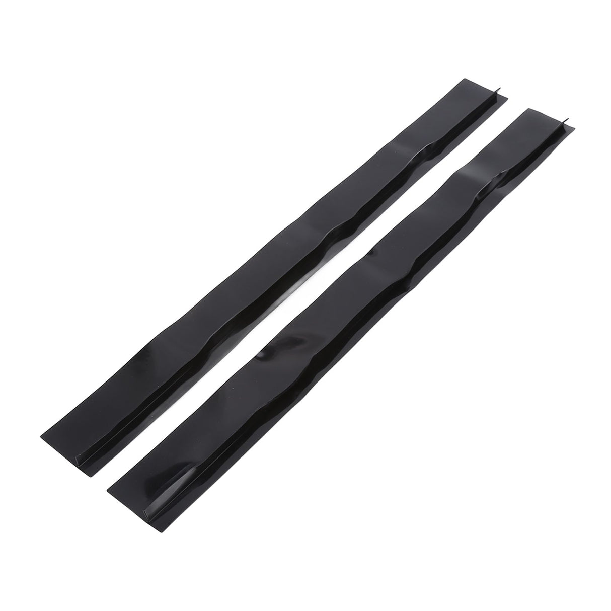 2Pcs 25in Black Stove Counter Cover Silicone Oil‑Proof Stain‑Proof Stove Gap Filler for Restaurant Kitchen