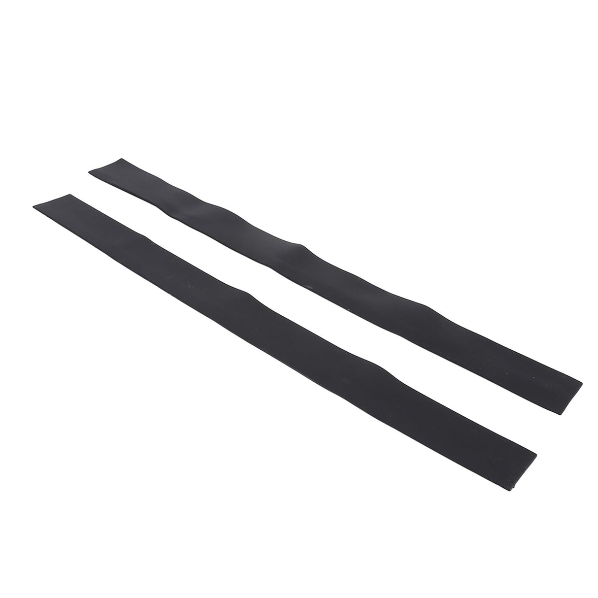 2Pcs 25in Black Stove Counter Cover Silicone Oil‑Proof Stain‑Proof Stove Gap Filler for Restaurant Kitchen