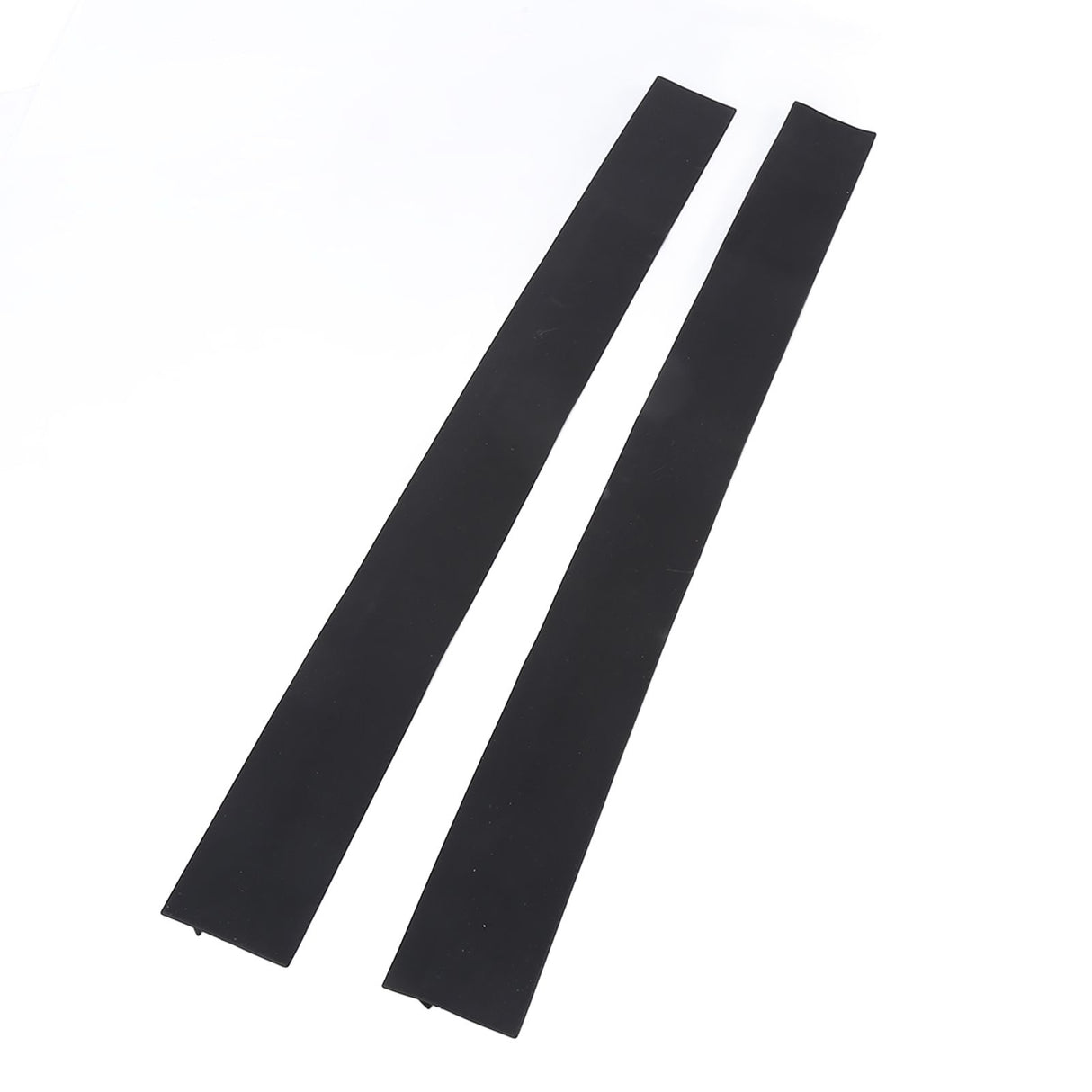 2Pcs 25in Black Stove Counter Cover Silicone Oil‑Proof Stain‑Proof Stove Gap Filler for Restaurant Kitchen