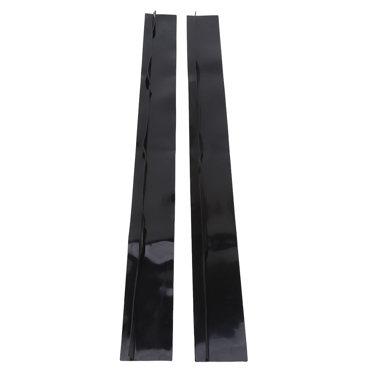 2Pcs 25in Black Stove Counter Cover Silicone Oil‑Proof Stain‑Proof Stove Gap Filler for Restaurant Kitchen