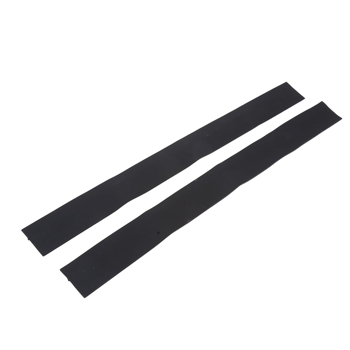 2Pcs 25in Black Stove Counter Cover Silicone Oil‑Proof Stain‑Proof Stove Gap Filler for Restaurant Kitchen