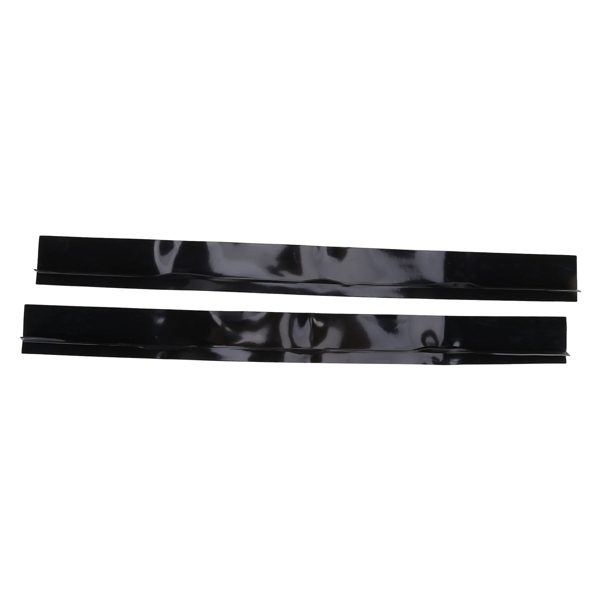 2Pcs 25in Black Stove Counter Cover Silicone Oil‑Proof Stain‑Proof Stove Gap Filler for Restaurant Kitchen