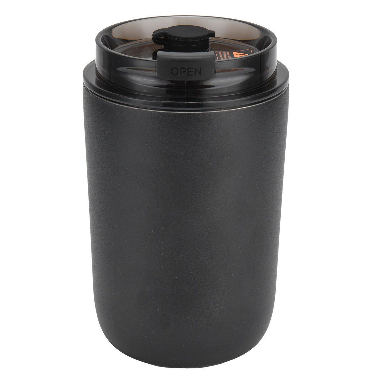 280ml Coffee Cup Household Portable Large Capacity Silicone Stainless Steel Vacuum Flask for Birthday GiftBlack